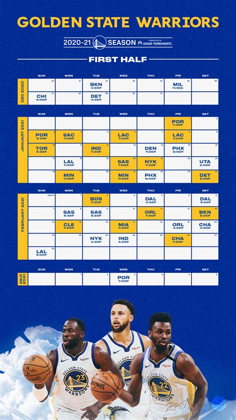 gsw schedule|gsw schedule 2020.